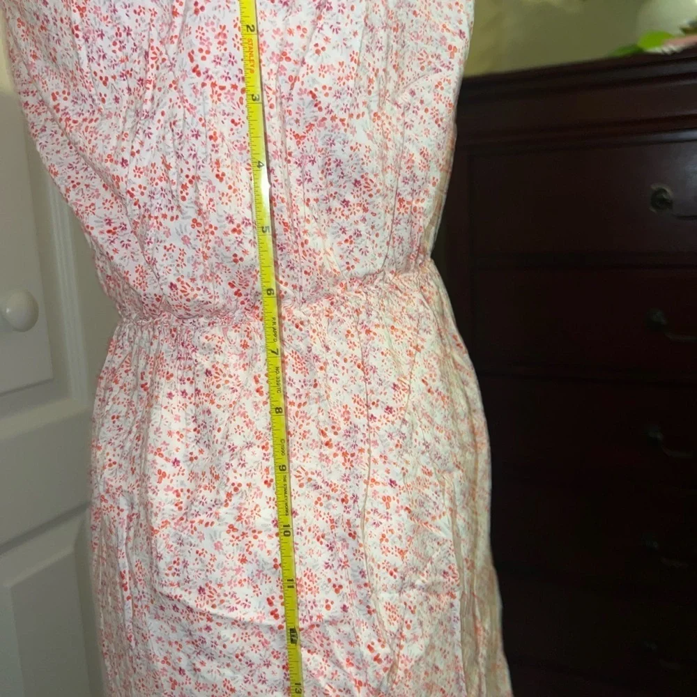 Banana Republic Pink Floral Midi Dress - Picture 4 of 6